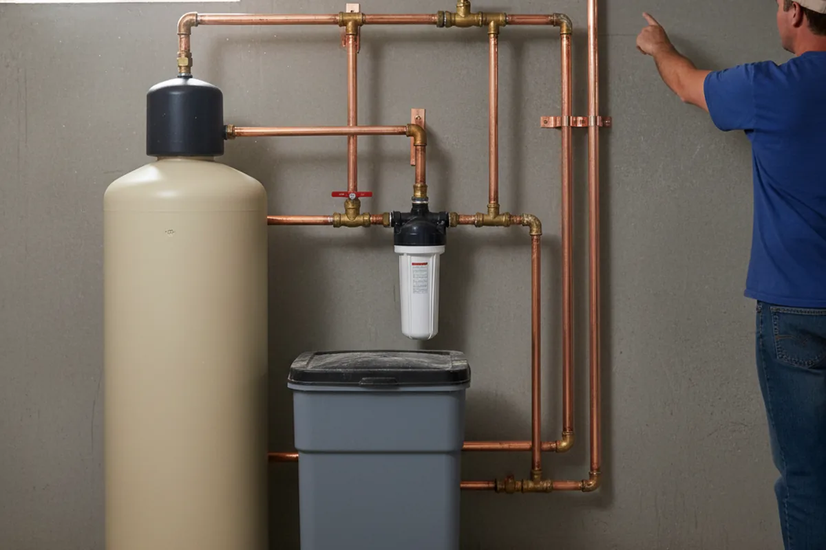 Whole-house water treatment system installed in Dora